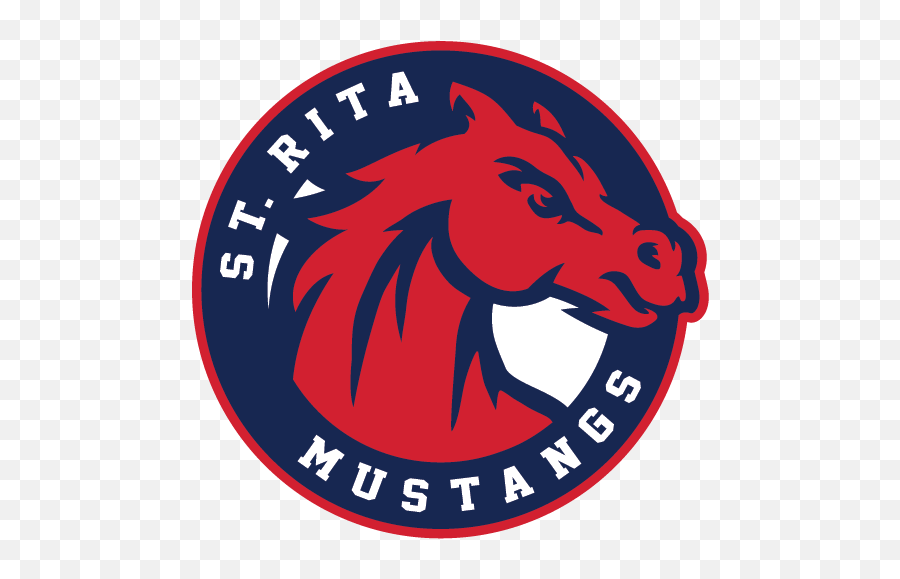 St Png Mustang Mascot Logo