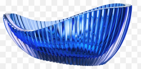 Seashell - Hand Cut Bowl Moserglasscom Chair Png,Seashell Transparent