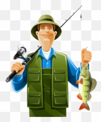 Download Fishing Clipart Action - Fisherman Clipart Png,Fisherman Png