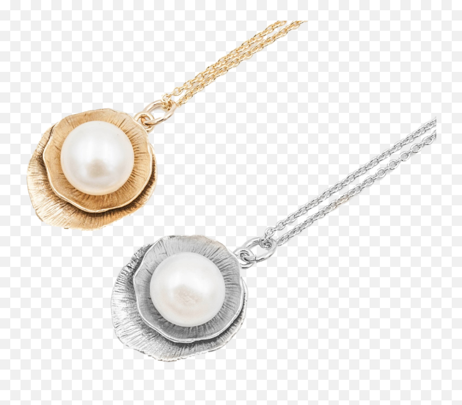Download Lotus Leaf Pearl Necklace - Gemstone Png,Pearl Necklace Png