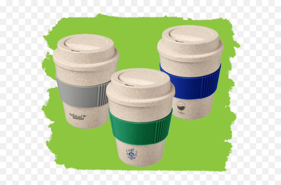 Promotional Wheat Straw Coffee Cups - Pavilion Earth Roll Up Banners Eco Friendly Png,Coffee Cups Png