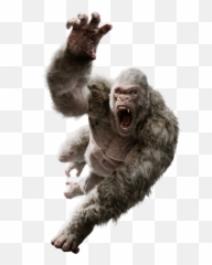 Gorilla Attack Sticker - King Kong Png Hd,Gorilla Transparent Background