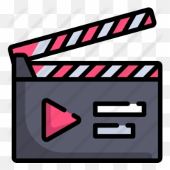 Clapperboard - Iconos De Cine Png,Cine Png