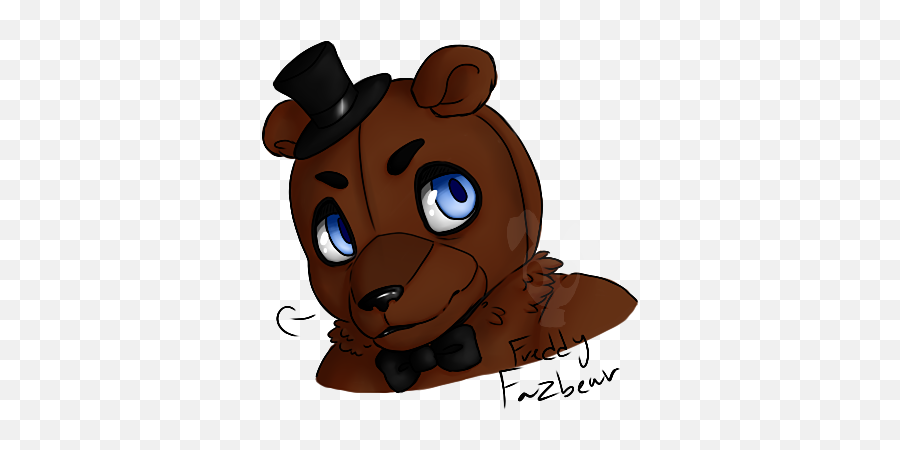 Freddy Fazbear - Painting Full Size Png Download Seekpng Soft,Freddy Fazbear Png