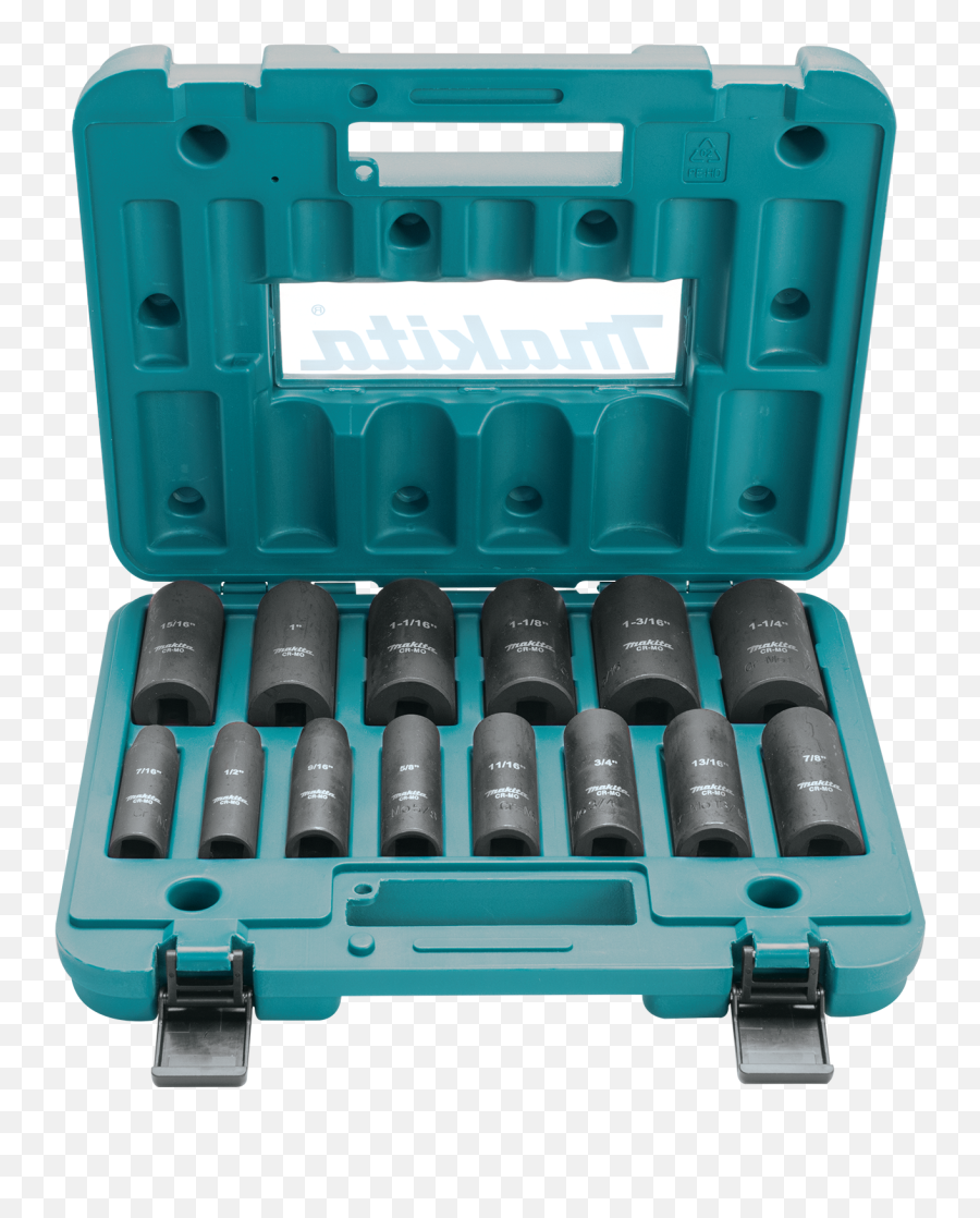 Makita Usa - Product Details A96372 Makita Impact Socket Set Deep Png,Socket Wrench Png