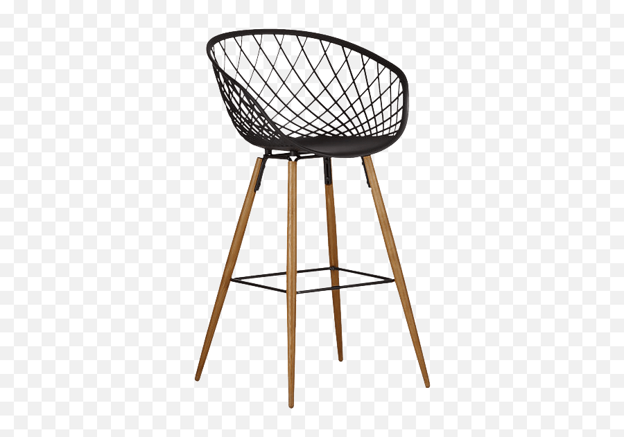 Black Crosshatch Bar Stool - Chair Cut Out Png,Crosshatch Png