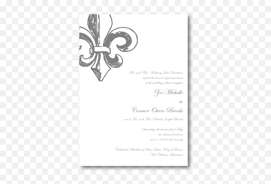 Evelyn Wedding Invitations - Put It On Paper Stationery Wedding Invitation Png,Wedding Invitation Png