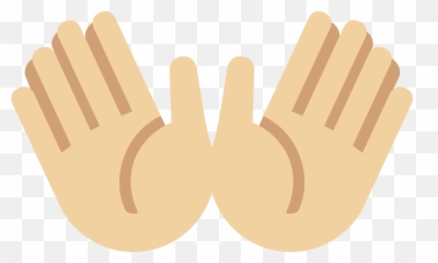 Sticker Timeline Open Hands Sign - Hands Emoji Png