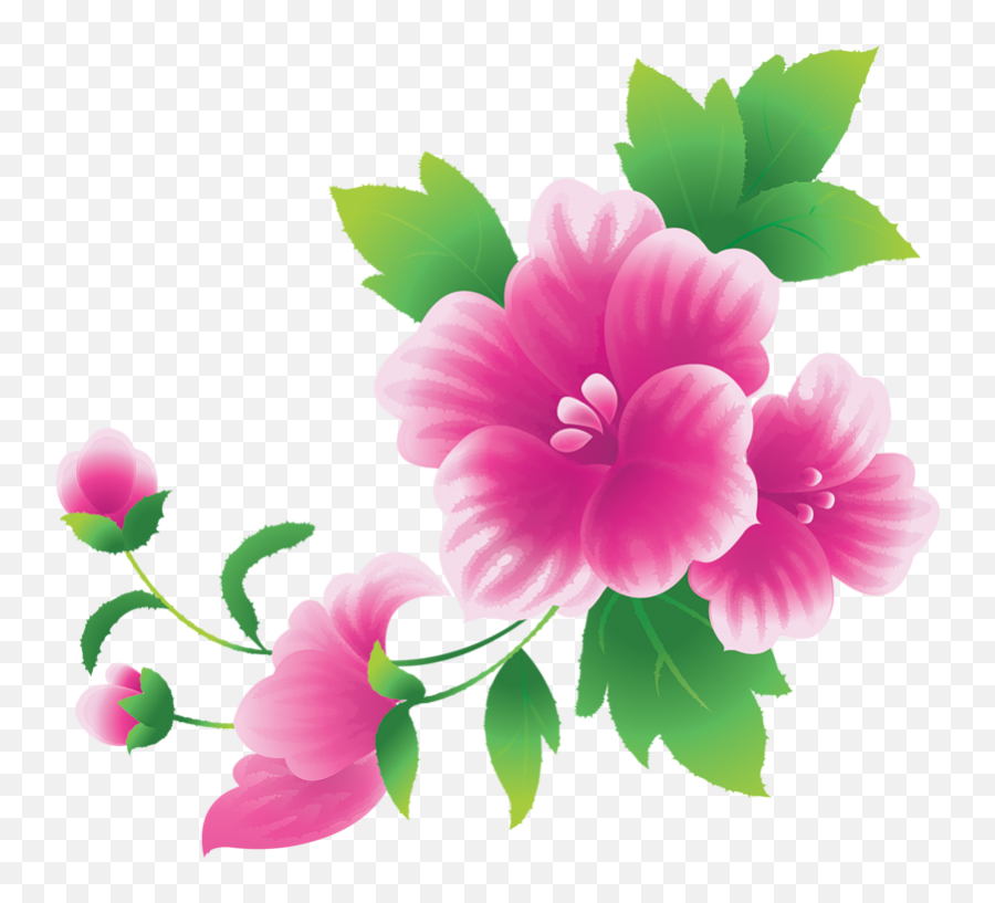 Download Hd Watercolour Flower Clip Art - Flower Clip Arts Png,Flowers Clipart Png