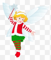 Transparent Christmas Elf Clipart - png