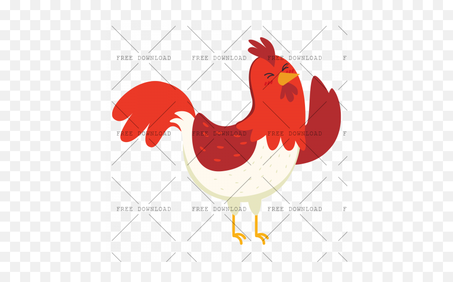 Cock Chicken Rooster Png Image With - Vector,Rooster Png