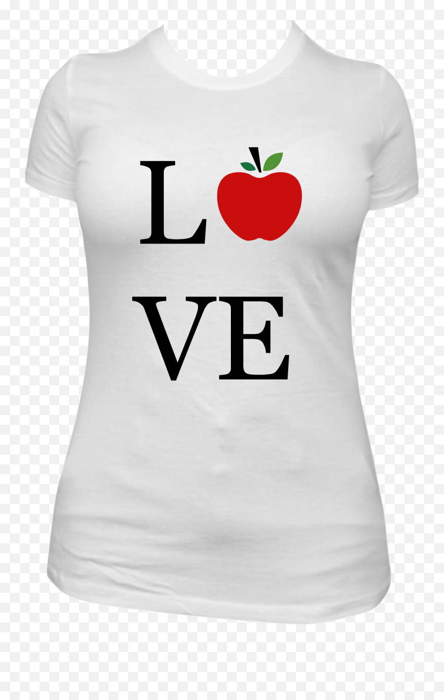 Teacheru0027s Love Apple Tee - Qsr Magazine Png,Apple White Logo