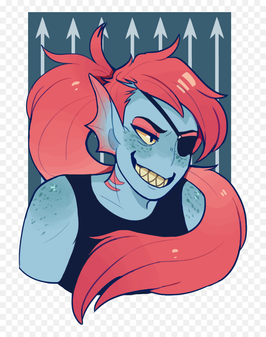 Undertale Drawings Fanart - Undyne Undertale Icons Png,Undyne Transparent