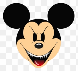 Tooth Clipart Creepy Picture 2140428 - Mickey Mouse Face Png,Creepy Smile Transparent