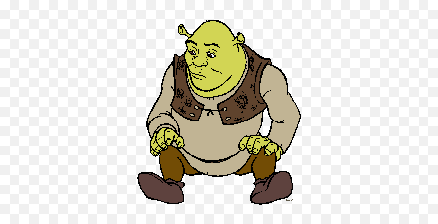 Shrek Clip Art Cartoon - Shrek Clipart Png,Donkey Shrek Png