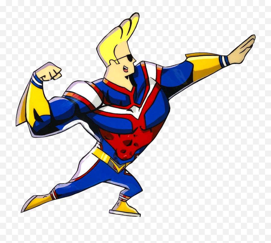 Johnny All Might - Superhero Png,All Might Transparent