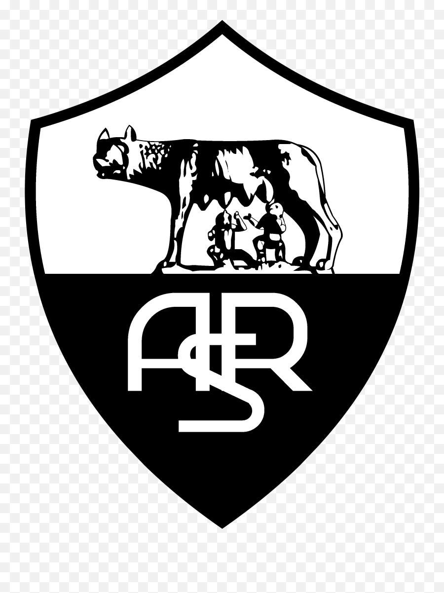 As Roma Logo White - Logo Football Club Png,As Roma Logo