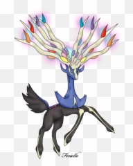 Download Dessin De Pokemon Xerneas - Pokemon Xerneas Para Colorear Png,Xerneas Png