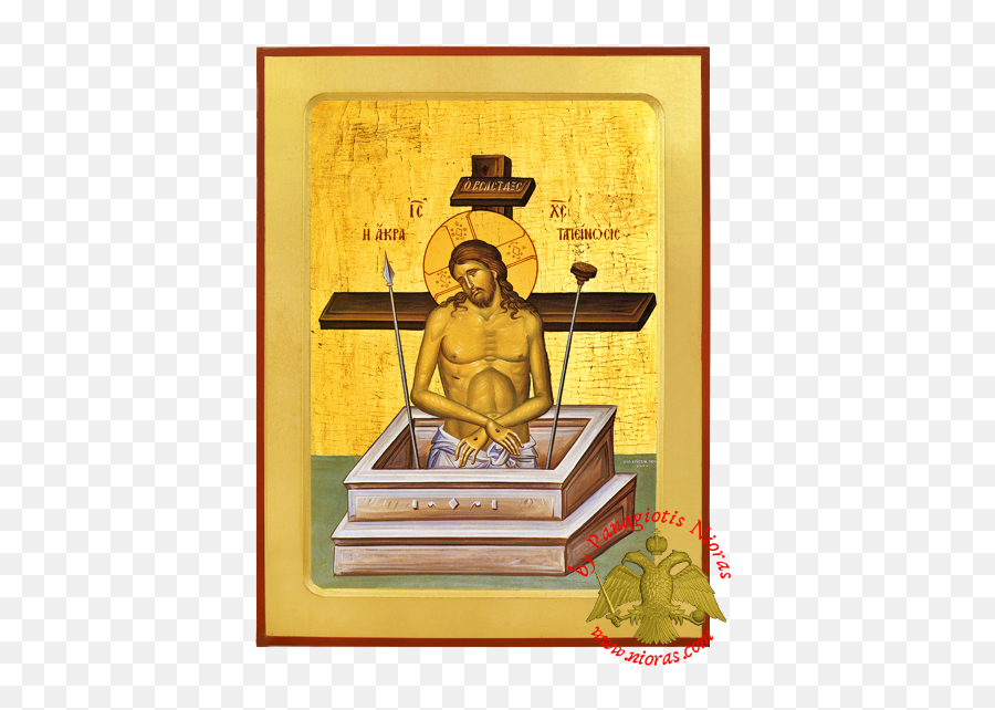 Byzantine Icons Wwwniorascom Online Orthodox Art Store - Empty Tomb Christ Orthodox Icon Png,Icon Of The Baptism Of The Lord