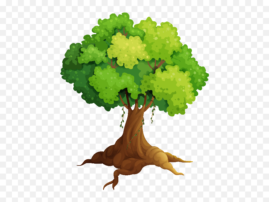 Estos Árboles Diferentes Material De Diseño En Formato Png - Arbol Caricatura Png,Hermit Crab Flat Icon