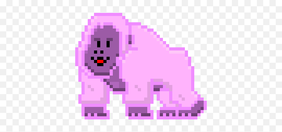 Gooey The Gorilla Pixel Art Maker - League Of Legends Logo Pixel Art Png,Gorilla Transparent