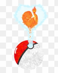 Pokeball Series W Charmander U2013 The Art Of Cam Quevedo - Rooster Png,Charmander Png