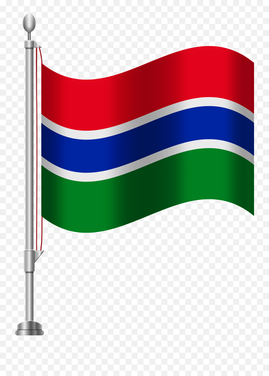Gambia Flag Png Clip Art Transparent - Full Size Clipart South Africa Flag Png,American Flag Png Transparent