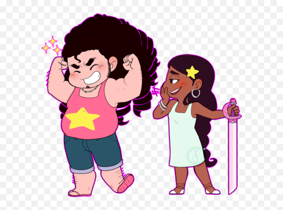 Steven Universe Png - Connie Laughing On Steven Steven Universe,Stevonnie Icon