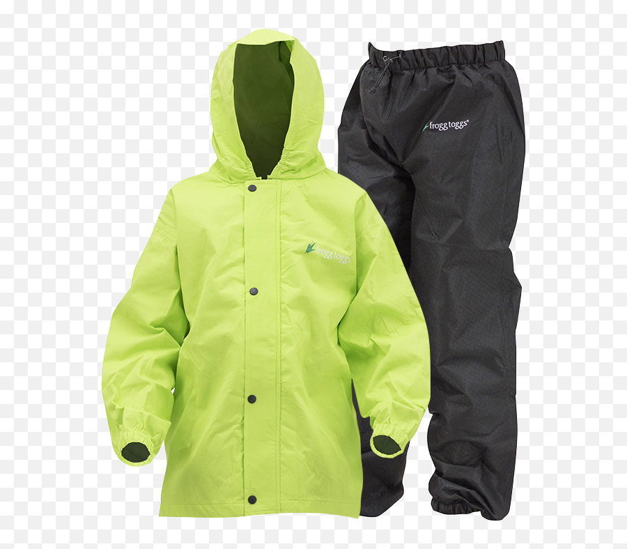 Frogg Toggs Youth Polly Woggs Lightweight Rain Suit - Medium Hooded Png,Tingley Icon Rain Gear