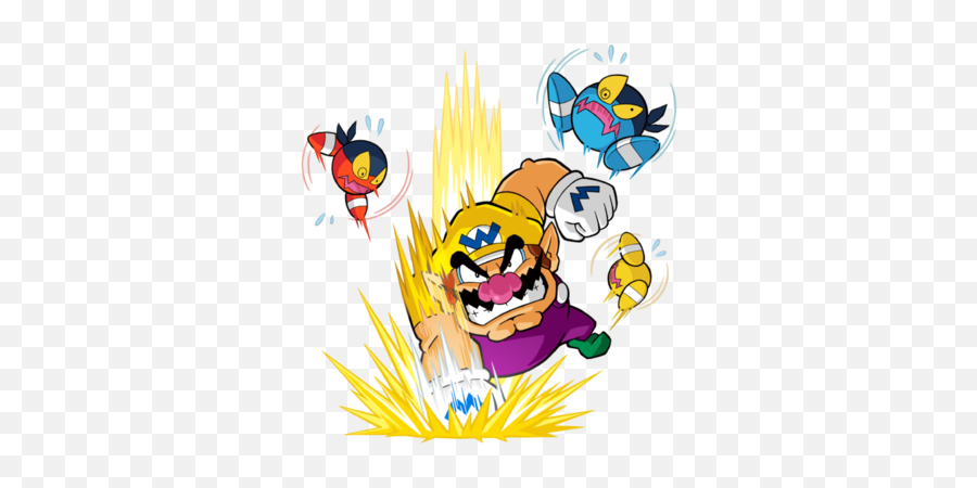 Ground Punch - Tv Tropes Wario Land Shake It Wario Png,Elfen Lied Folder Icon