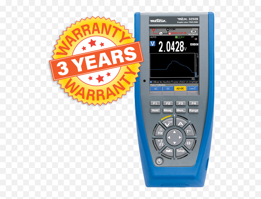 Digital Multimeter Model Mtx 3293b - Measuring Instrument Png,Tc Icon Replacement Stock