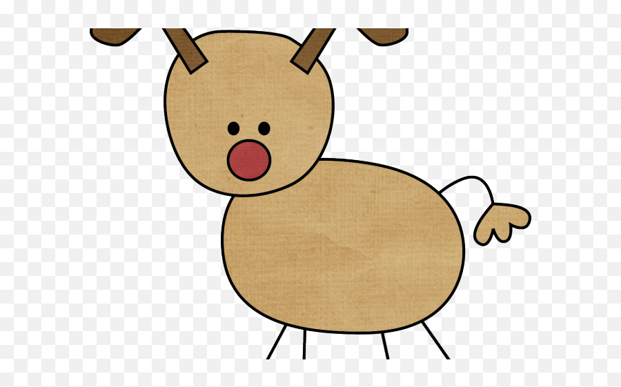 Reindeer Clipart Party - Transparent Reindeer With Sneakers Png,Reindeer Clipart Png