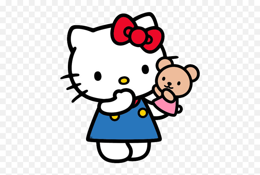 Teddy Bear Clipart Hello Kitty Pencil An 1090835 - Png Hello Kitty Png,Teddy Bear Clipart Png