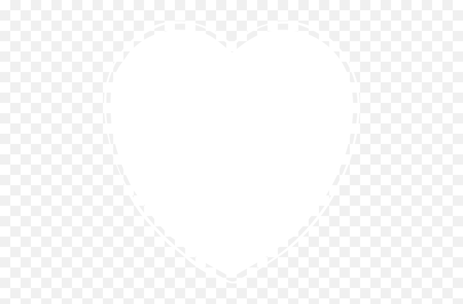 White Heart 55 Icon - Free White Heart Icons Girly Png,White Heart Icon Png