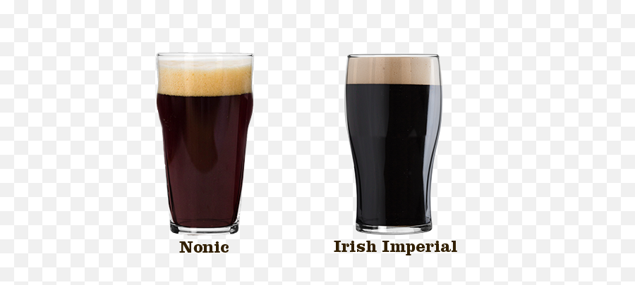 Download Glassware 4 Nonic Irish - Stout Irish Beer Glass Irish Imperial Pint Glass Png,Beer Transparent Background