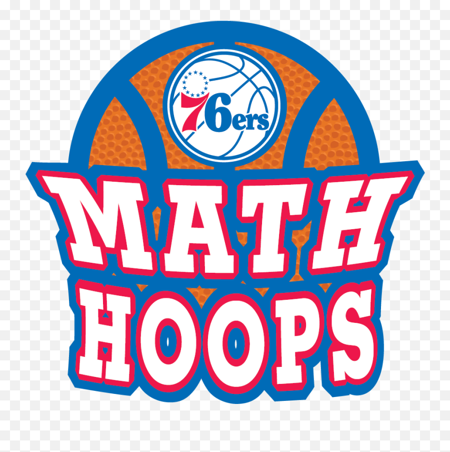 Math Hoops Logo Finalsixers2 - 01 Sixers Youth Foundation Clip Art Png,Math Logo