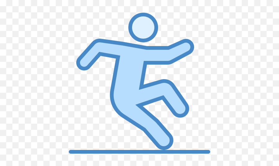 Slippery Floor Icon In Blue Ui Style - For Running Png,Slippery Icon