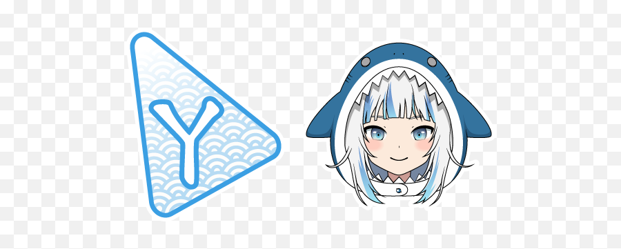 Gawr Gura Cursor U2013 Custom - Gawr Gura Anime Png,Jarvis Icon Pack