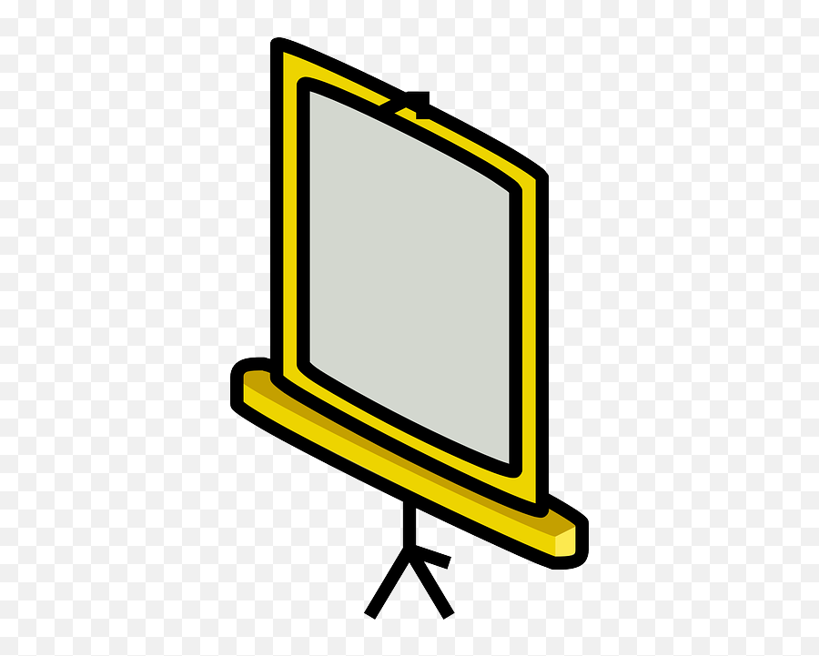 Screen Flat Icon Projector Chalkboard - Public Domain Png,Chalk Board Png