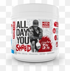 Rich Piana 5 Nutrition Hardcore Bodybuilding Supplements - All Day You May png