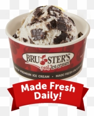 Chocolate Chip Non - Dairy w Oat Milk Brusters Ice Cream png