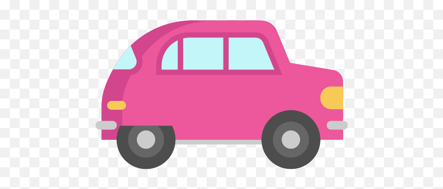 Car Png Icon - Classic Car,Pink Car Png