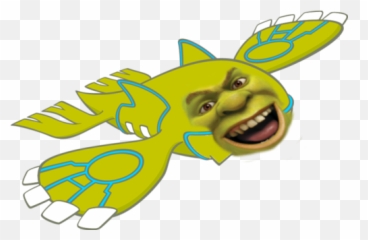 Shrek Meme Clipart - Shiny Kyogre Png,Memes Png