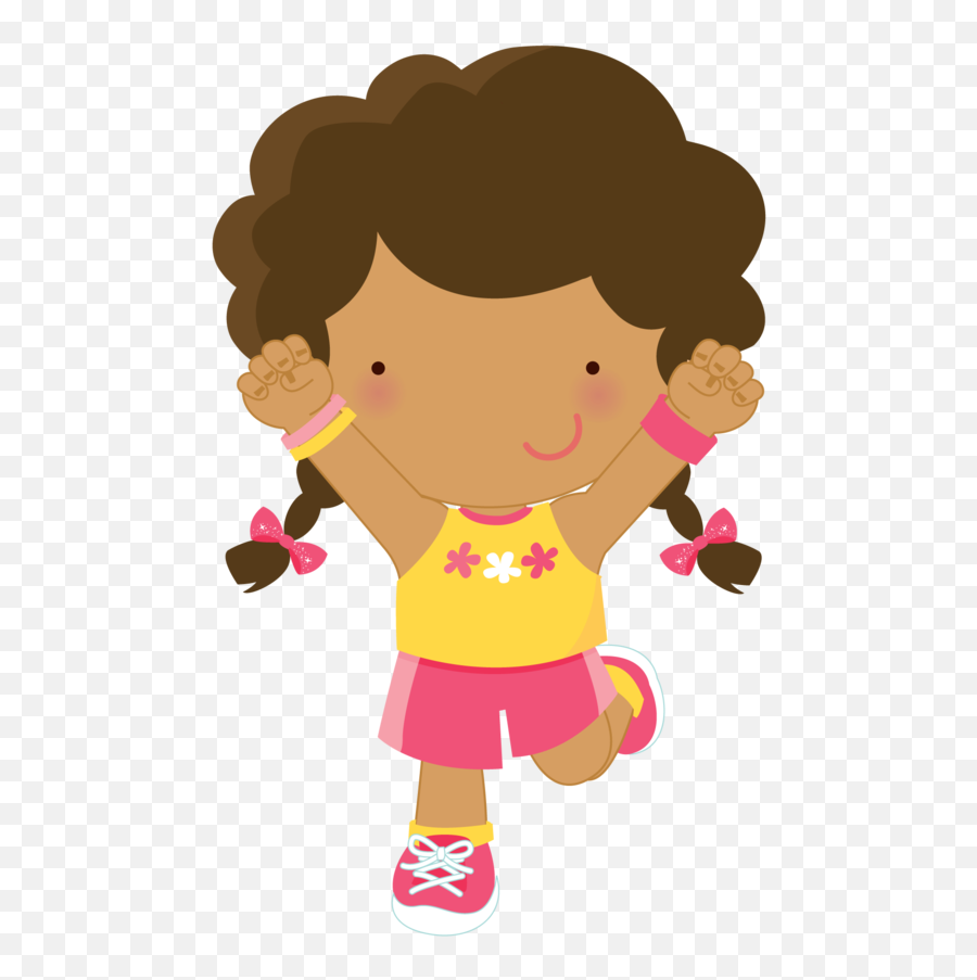 Download Say Hello - Child Running Clipart Png Full Size Niños De Olimpiadas Animadas,Running Clipart Png