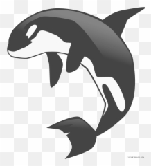 Whale Clipart Transparent Background - Killer Whale Clip Art Png,Orca Png