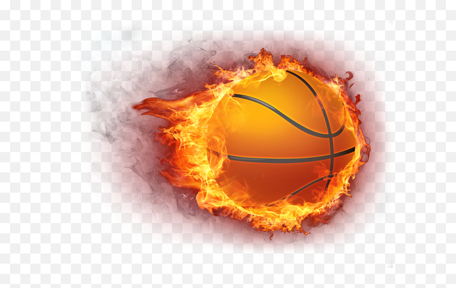 Flame Basketball Png Download - Basketball Ball Fire Png,Basketball Transparent Png