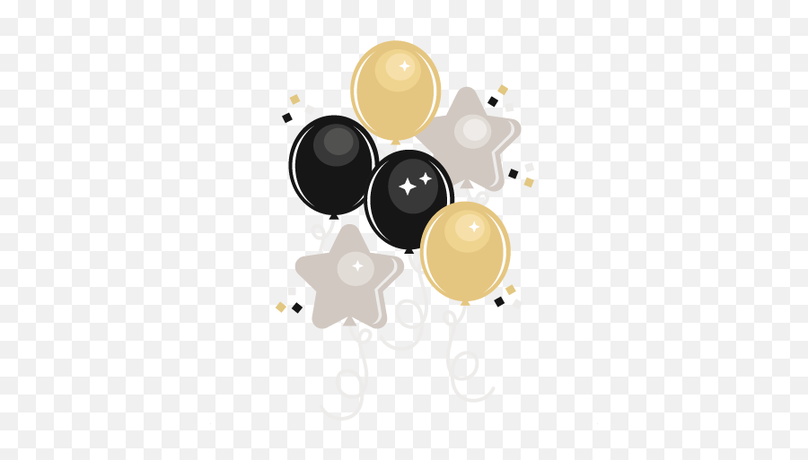 New Years Eve Balloon Clipart - New Eve Balloons Png,New Year's Png
