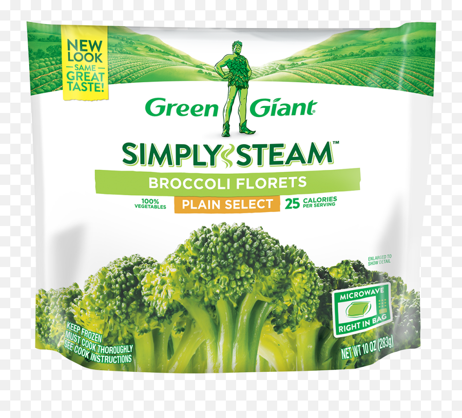 Simply Broccoli Florets - Green Giant Broccoli And Cheese Png,Broccoli Transparent