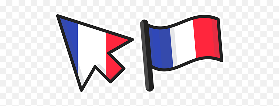 France Flag Cursor U2013 Custom Browser Extension - Flag Png,France Flag Png