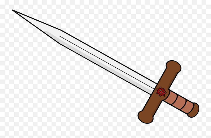 Sword Clipart Png 5 Image - Double Edged Sword Clipart,Sword Transparent Background